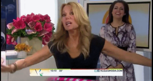 Today show hula hoop kathie lee ford GIF.