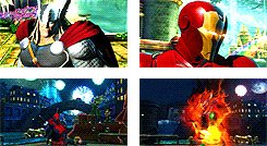 ultimate marvel vs capcom 3,marvel vs capcom 3,fighting,iron man,explode,cartoons comics