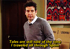 spanish,himym,tv,how i met your mother,spain,ted mosby,josh radnor,823