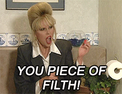 absolutely fabulous,joanna lumley,tv,reaction,queen of my heart