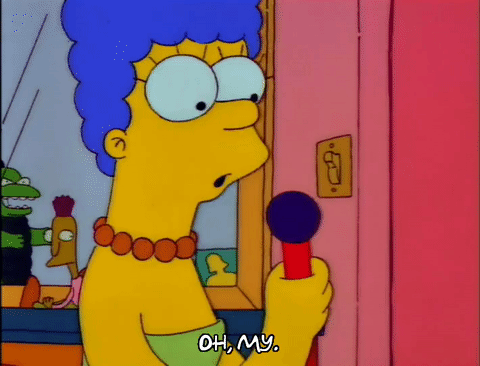 season 3,marge simpson,episode 13,angry,annoyed,marge,microphone,3x13