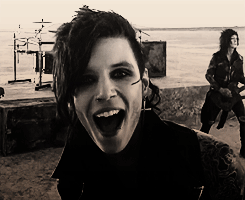 andy biersack,black veil brides,black and white,andy sixx,in the end,this face,all the moods