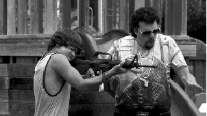 kenny powers,eastbound and down,pr,reaction,gun,public relations,on its head