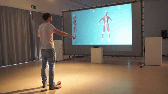 body,kinect,interactive,installation,anatomy,art,3d,tech