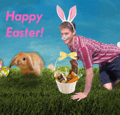 Easter happy easter jensen ackles GIF.