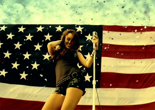 Animated GIF: fourth of july miley cyrus 4th of july.