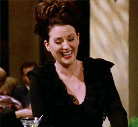 megan mullally,wag,will and grace,karen walker,will grace,gloomy,dressed up,post modern