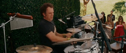 Animated GIF: step brothers movie drums drummer.