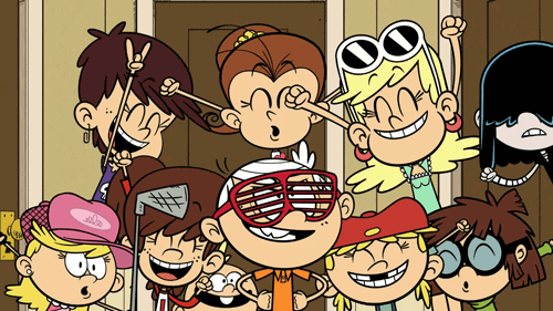 the loud house,nicktoons,animation,happy,cartoon,nickelodeon,clapping,cheering,rock on
