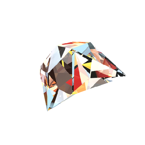 diamond,rotating,relax,computer model