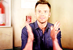 jeff winger,exciting,excited,community,clapping,applause,clap,joel mchale