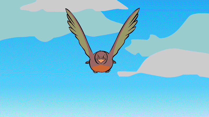 Animated GIF: bird.