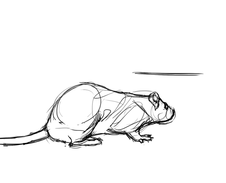 Бегущая крыса рисунок - 93 фото