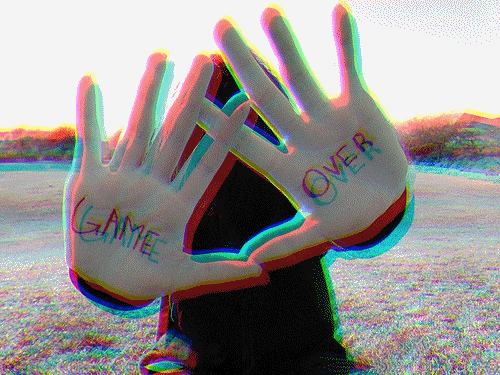 game over,game,life,drugs,hand,over,effect,colours