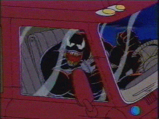 venom,cartoon,spiderman,90s,spiderman the series