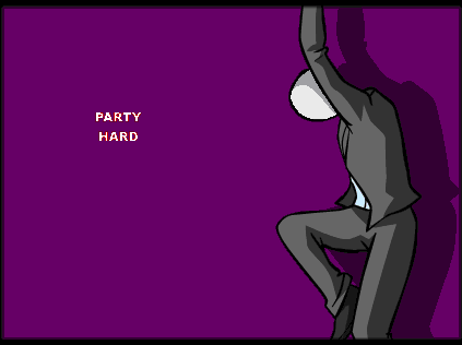 slender man,dancing,party,party hard,exciting,slender