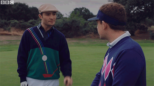 mic drop,golf,kick,ed westwick,comedy,angry,bbc,argument,bbc2,bbc two,bbc 2,white gold
