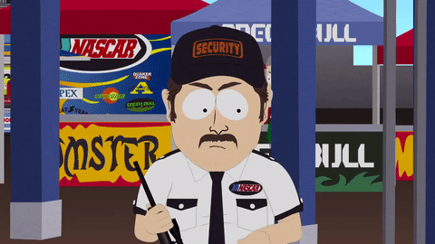 security,angry,nascar