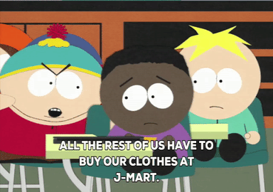 angry,eric cartman,upset,kenny mccormick,butters stotch,worried,listening,yelling,token black