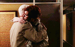 christina hendricks,television,mad men,otp,joan holloway,john slattery,roger sterling,the way she grabs his neck,there are still people that say joan doesnt love roger