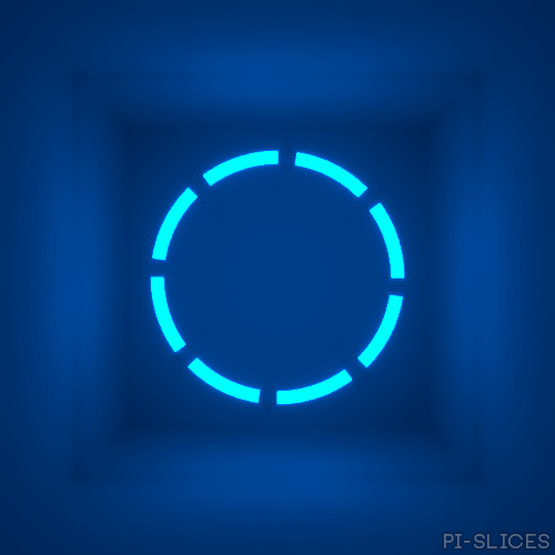 circle,abstract,pi slices,trippy,blue