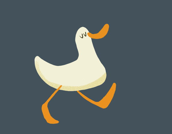 walk cycle,animation,my art,a duck