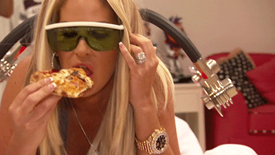 eating,kim zolciak,dont be tardy for the wedding