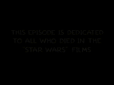 star wars,star,episode,credits,wars,end,dedicating,simpsons