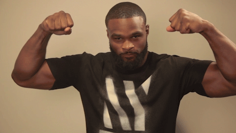flexing,ufc,muscles,biceps,mma,strong,ufc 205,flex,woodley,tyron woodley,jacked,intimidate,the chosen one,tyron