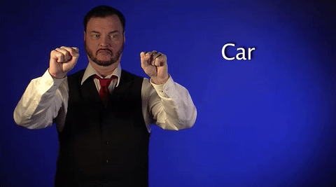 sign with robert,car,sign language,deaf,american sign language,swr