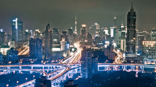 cinemagraph,night,shanghai