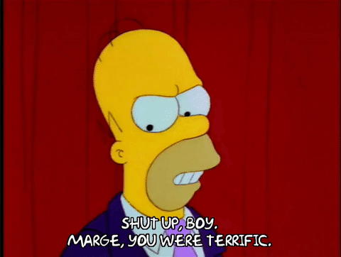 homer simpson,season 4,marge simpson,episode 2,angry,mad,4x02,compliment