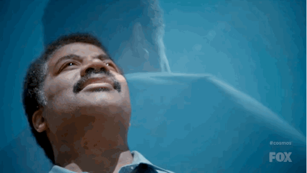 neil degrasse tyson,cosmos,reaction,confused,kick,shrooms
