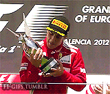 michael schumacher,anniversary,sports,2012,f1,formula 1,valencia,podium,kimi raikkonen,fernando alonso,shark bites