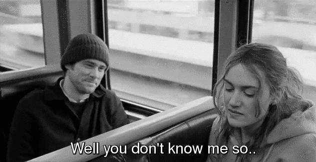 eternal sunshine of the spotless mind,movies,black and white,kate winslet,jim carrey,bw