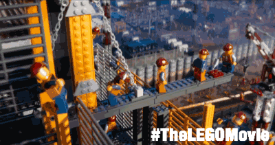 construction,build,teamwork,movies,film,gifset,the lego movie,everything is awesome,funny