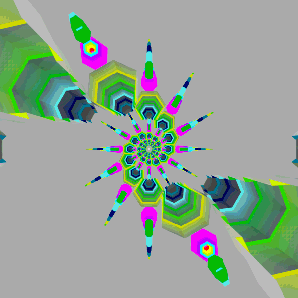 spiral,hexagon