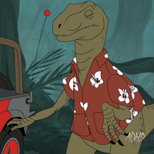 jurassic park,animation,movies,lol,television,artists on tumblr,foxadhd,dinosaurs,animation domination high def,clever girl