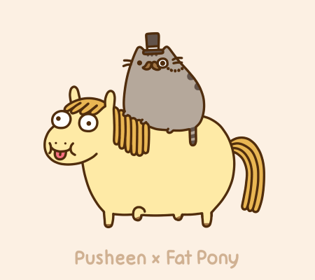pusheen,pusheen cat,cat,adorable,fat pony