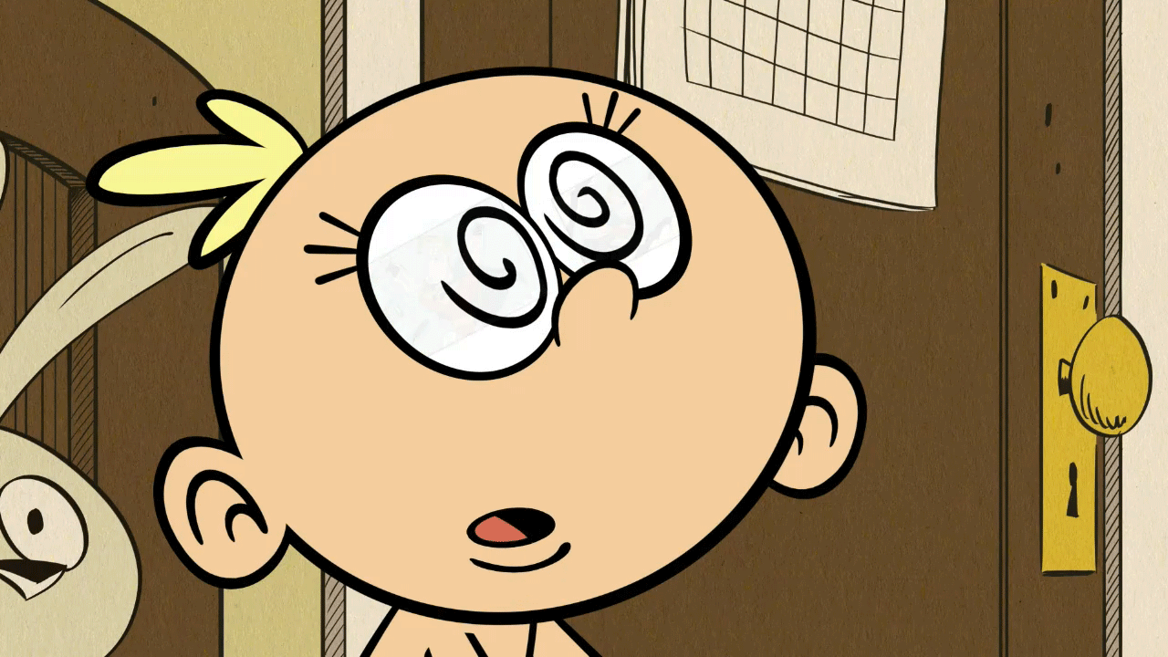 amazed,confused,the loud house,nicktoons,animation,baby,nickelodeon,nick