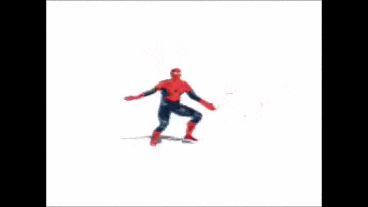 Dance spidermansorry song GIF.
