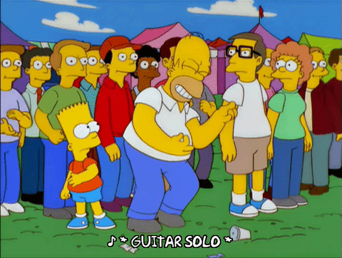 Гомер симпсон танец танцует гифка.