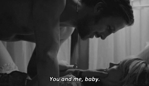 you and me,couples,notebook,love,cute,black and white,kiss,baby,black,white,ryan gosling,bby