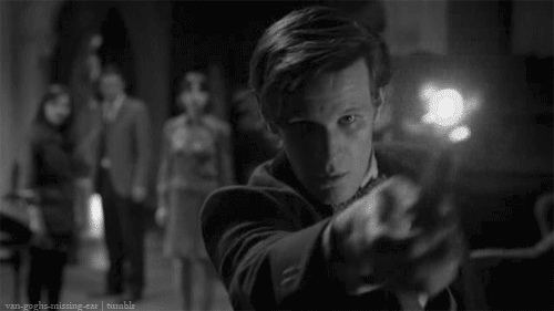 matt smith,black and white,doctor who,eleventh doctor,eleven,11,hide,11th doctor,series 7