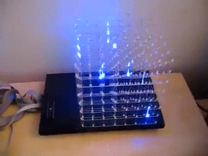 arduino,running,satisfying,cube