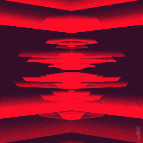 red,psychedelic,loop,processed