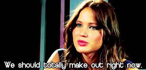 kissing,make out,hot,kiss,jennifer lawrence,so hot,we should totally make out right now,we should make out