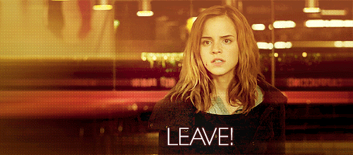 hermione,harry potter,leave