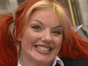 ginger spice,spice girls,cute girls,geri halliwell,redhead,90s,adorable,red hair,the 90s,i would be lying to you if i said im not in love with her