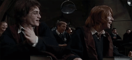 harry potter,yeah,clapping,applause,ron weasley